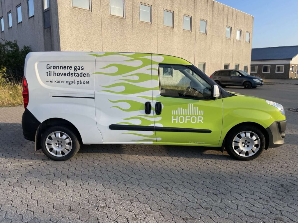 varevogn som bilreklame