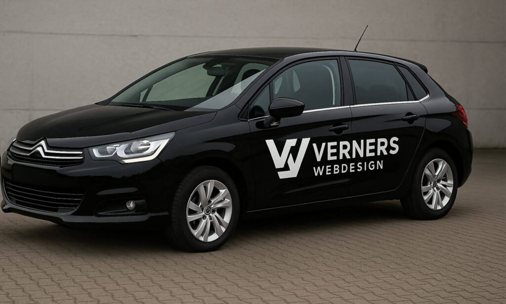 Citroen med firma logo