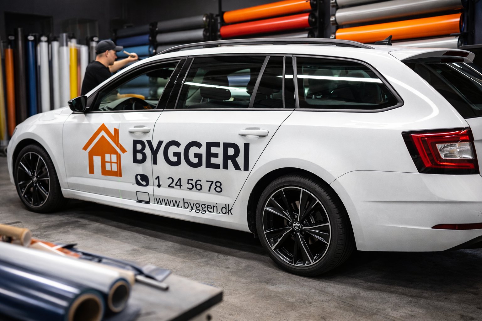 bilreklame inden for byggeri